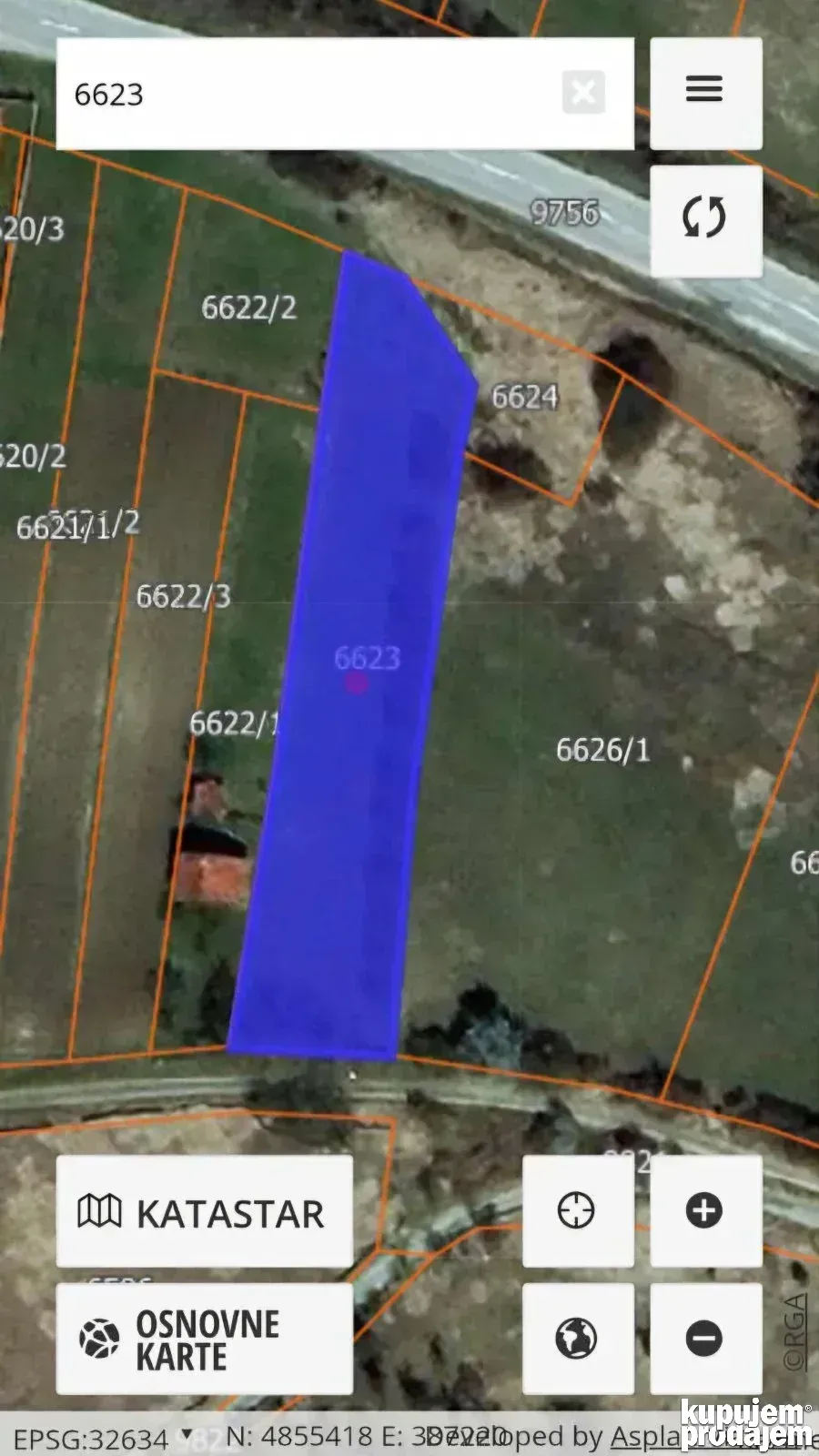 Plac 1.850 m² u Kremnima, Užice