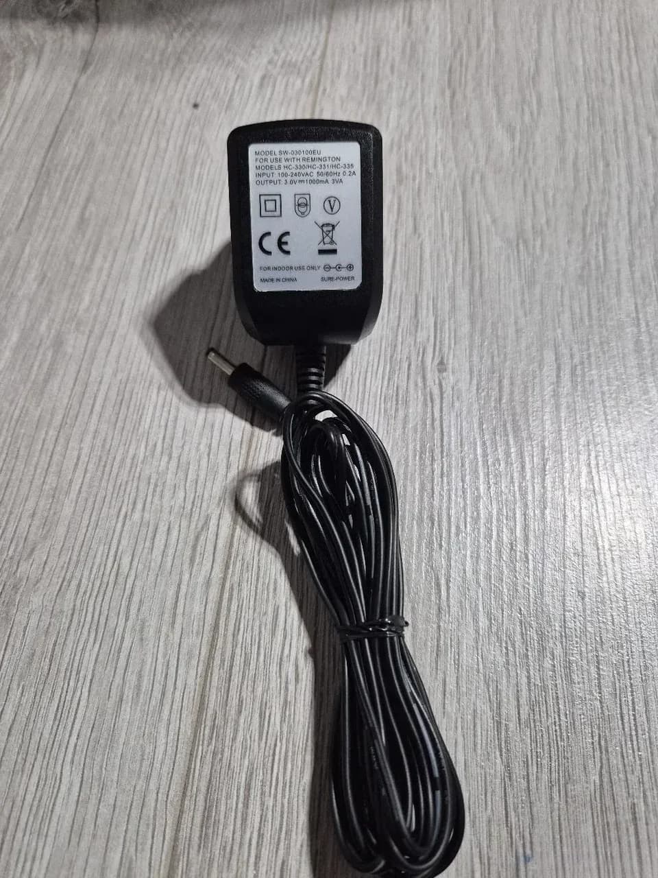 Adapter 3V 1000mA (1A) za Remington (SW-030100EU)