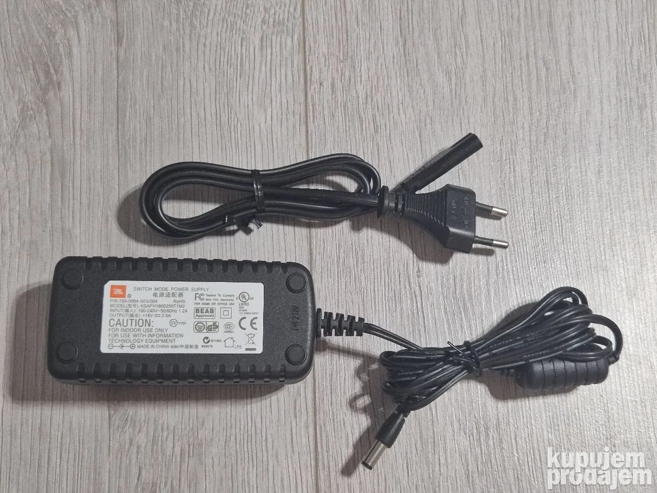 JBL spot 18V 2.5A adapter (KSAFH1800250T1M2) ORIGINAL