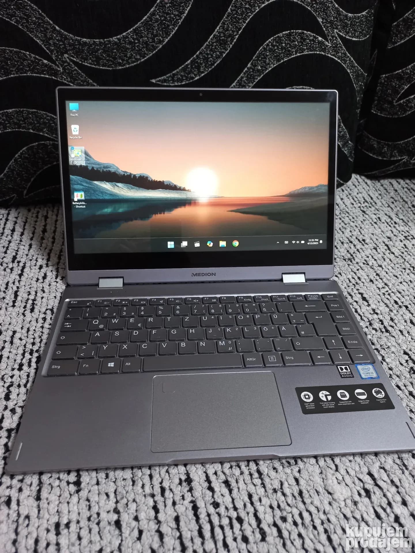 Medion S4403/i5-8250U/8gb ddr4/512gb ssd/Intel UHD/2 u 1