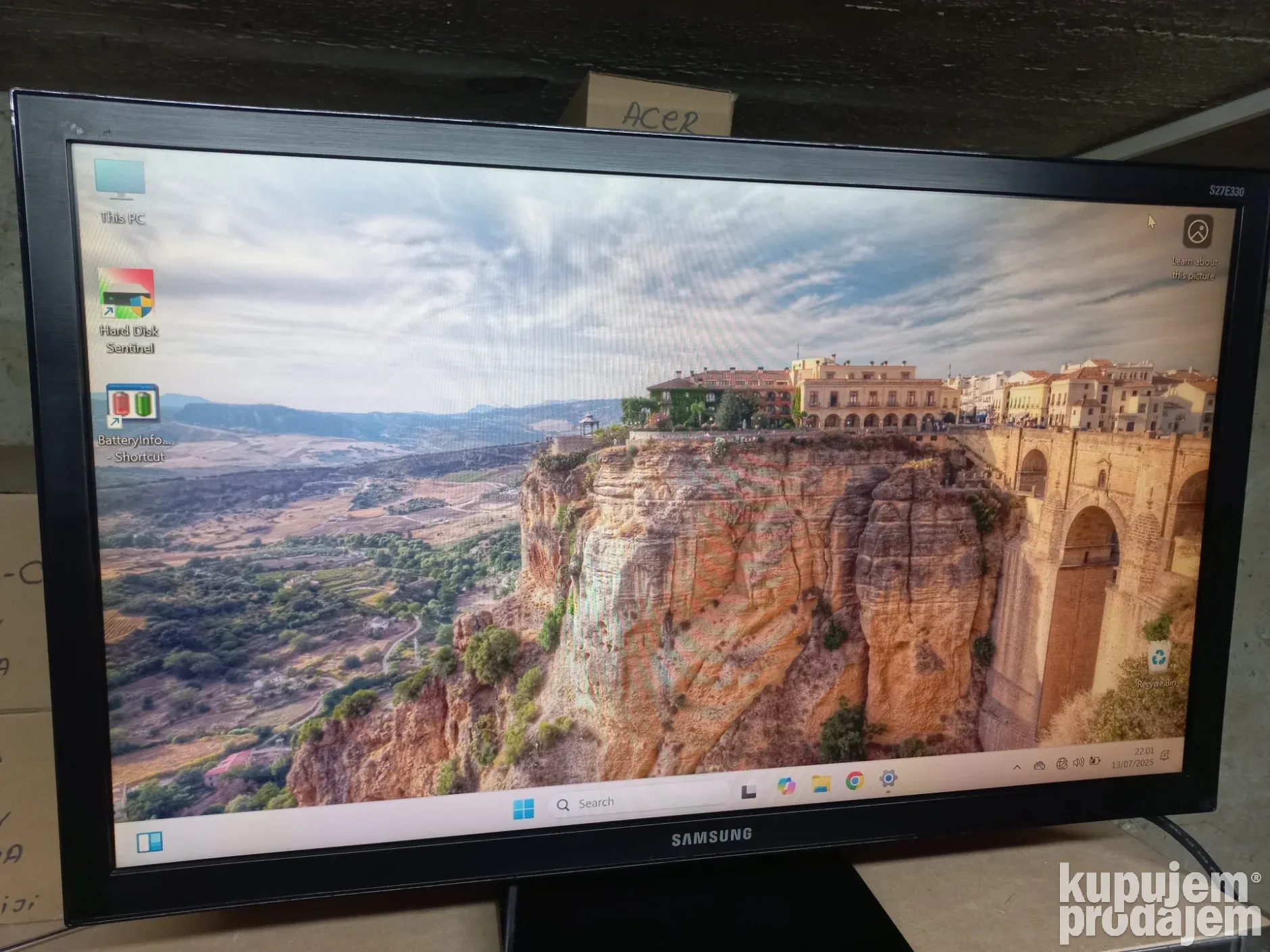 27" Samsung Full HD Gaming Monitor LS27E330HZX/EN