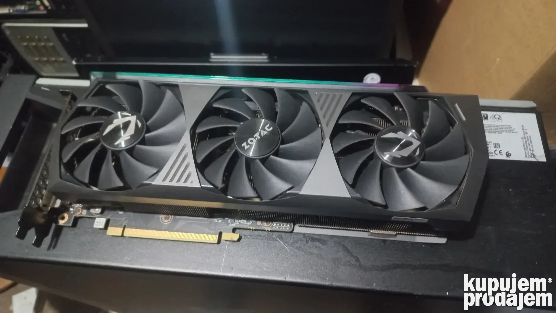 Zotac Gaming GeForce RTX3070Ti AMP HOLO 8gb