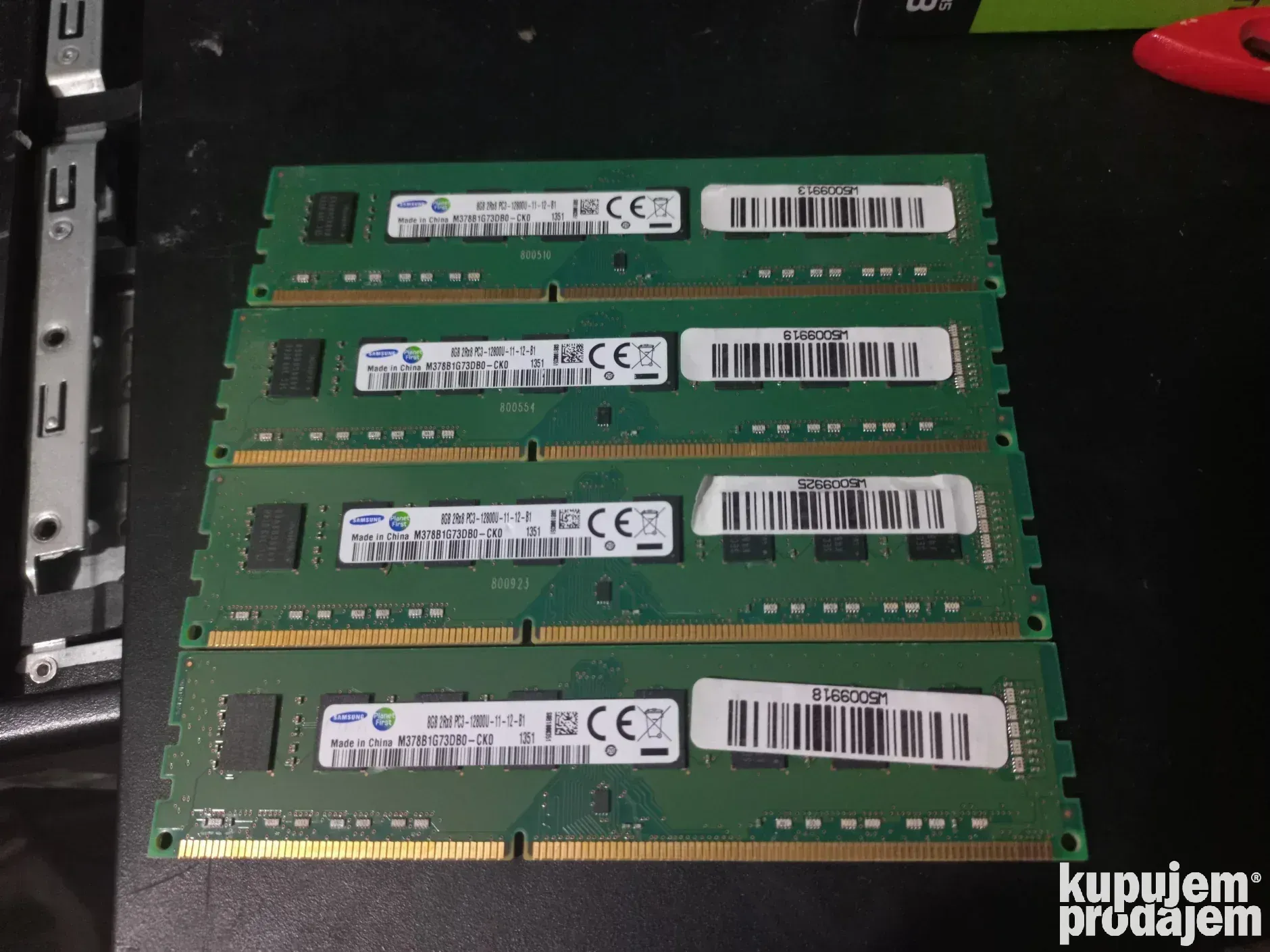2x8gb ddr3 Samsung 1600Mhz