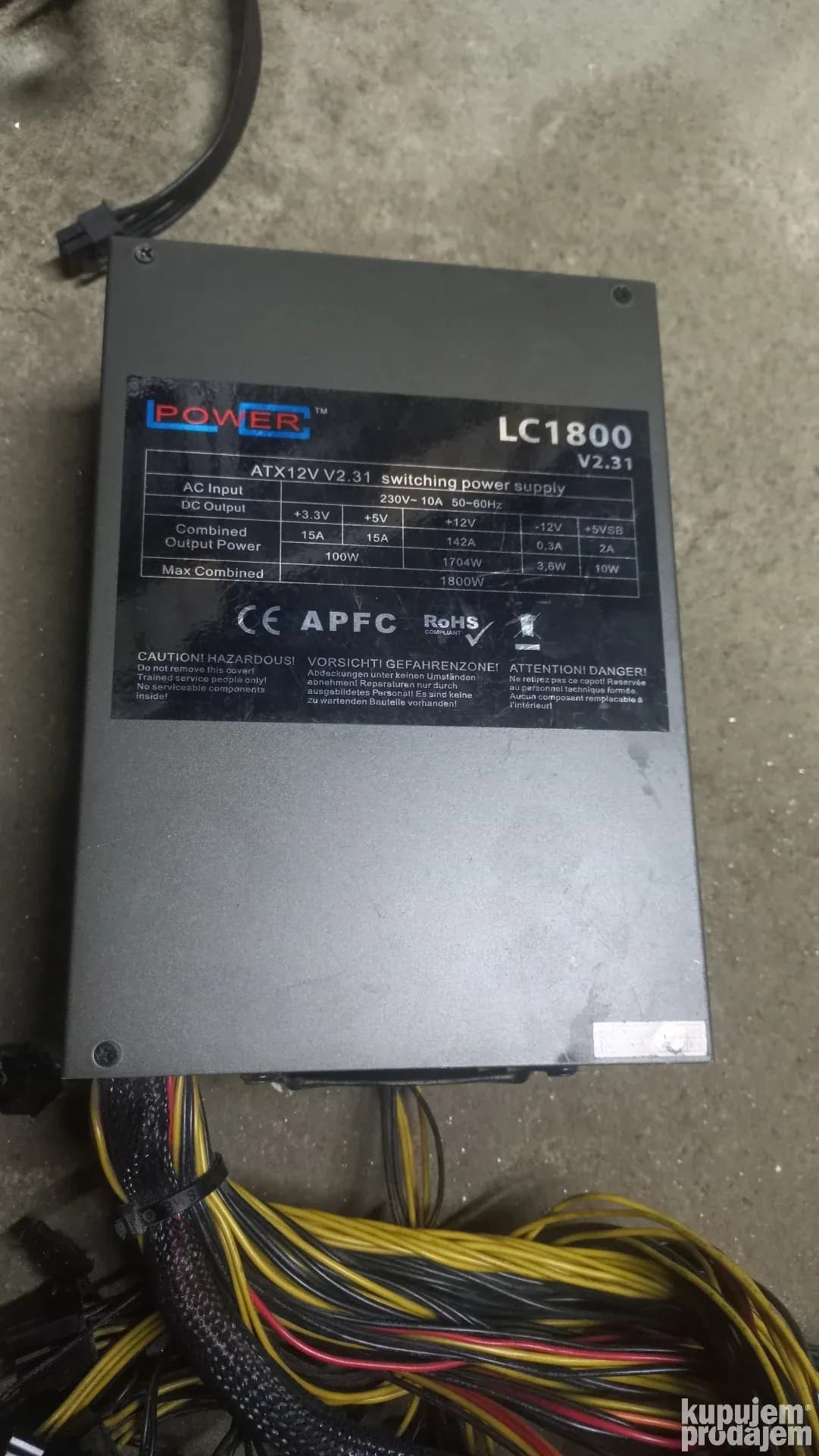 Napajanje 1800W LC POWER LC1800 V2.31
