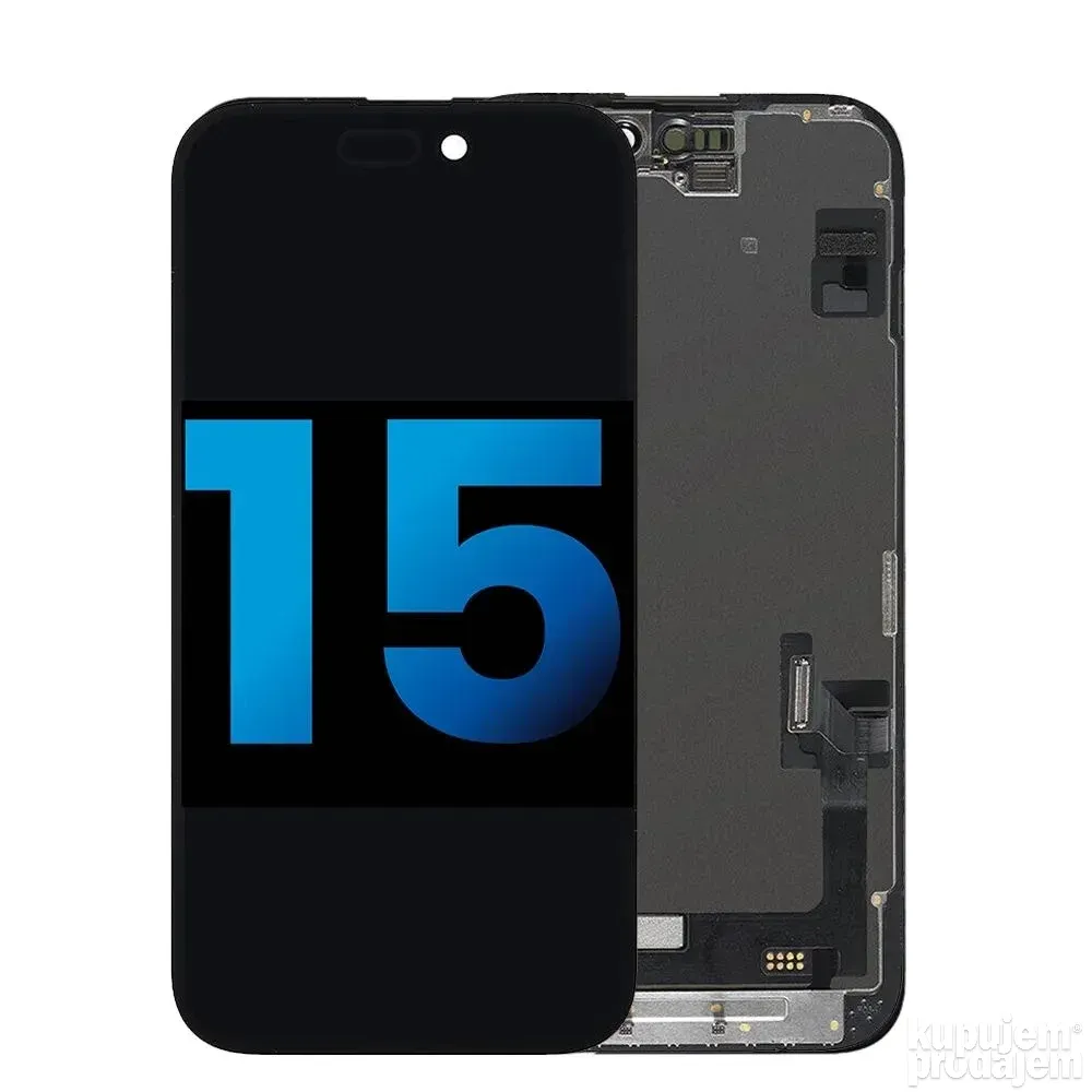 Iphone 15 LCD Display + touchscreen ekran